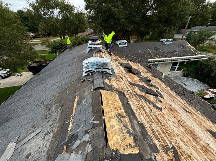 Tear-offs and re-roofs